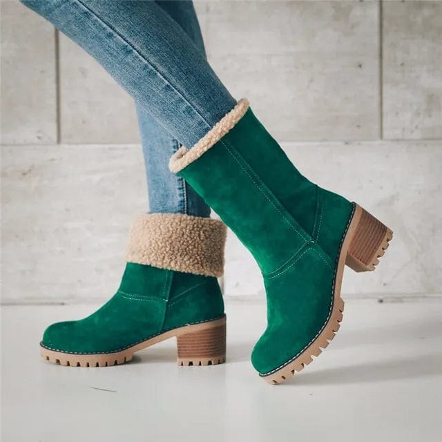 Simone | Mid-Calf Wool Boots