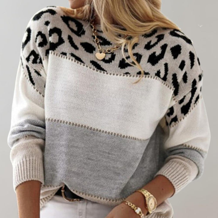 Jada | Elegant Leopard Sweater