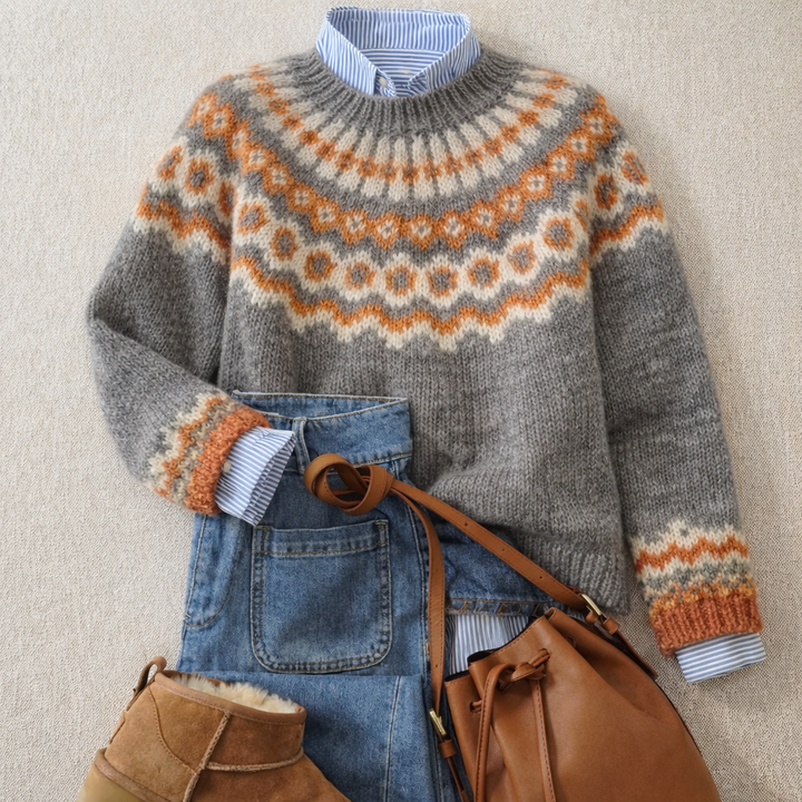 Soleil | Heritage Nordic Knit Sweater