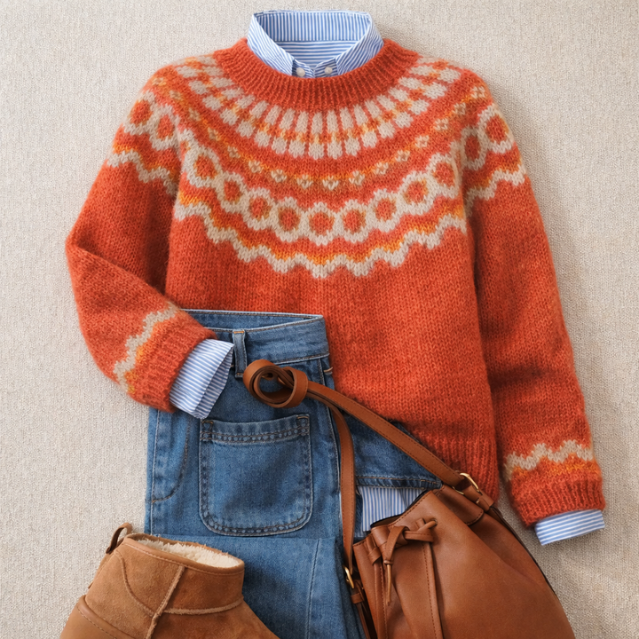 Soleil | Heritage Nordic Knit Sweater
