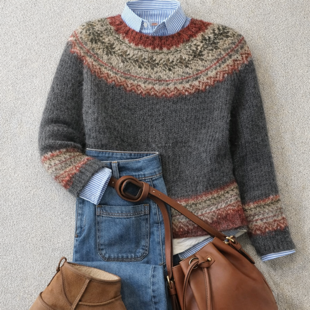 Merrill | Heritage Nordic Knit Sweater