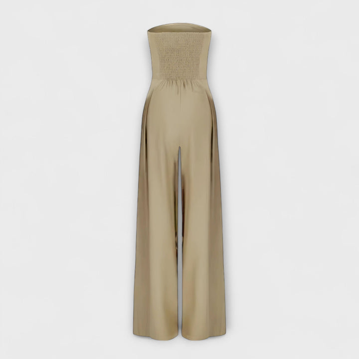 Emily | Stylish Strapless Wide-Leg Jumpsuit