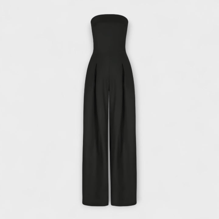Emily | Stylish Strapless Wide-Leg Jumpsuit