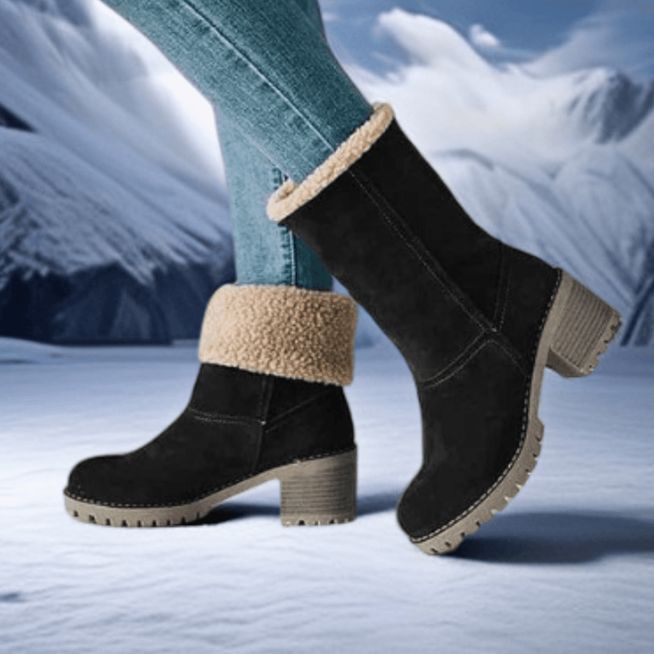Simone | Mid-Calf Wool Boots