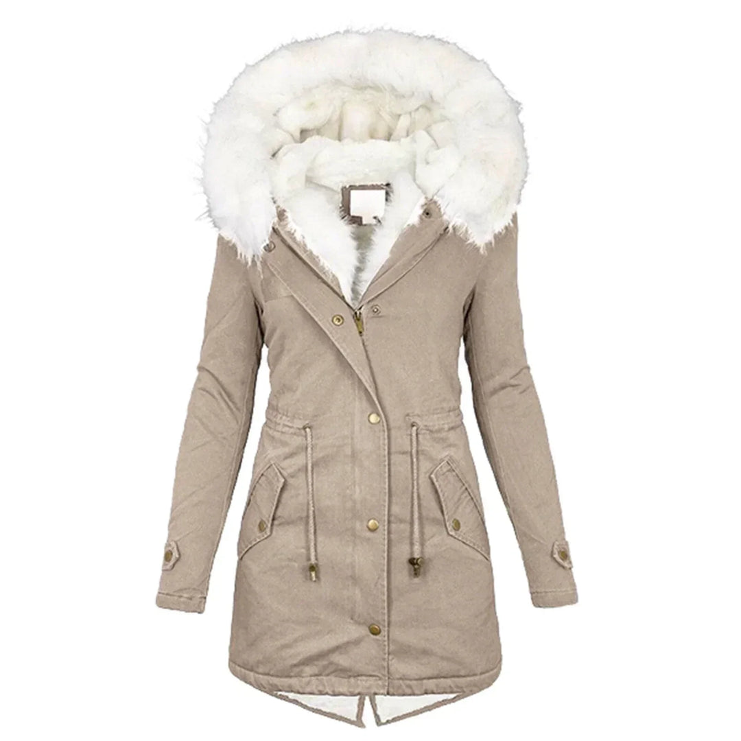 Colleen | Winter Coat with Faux Fur Lining