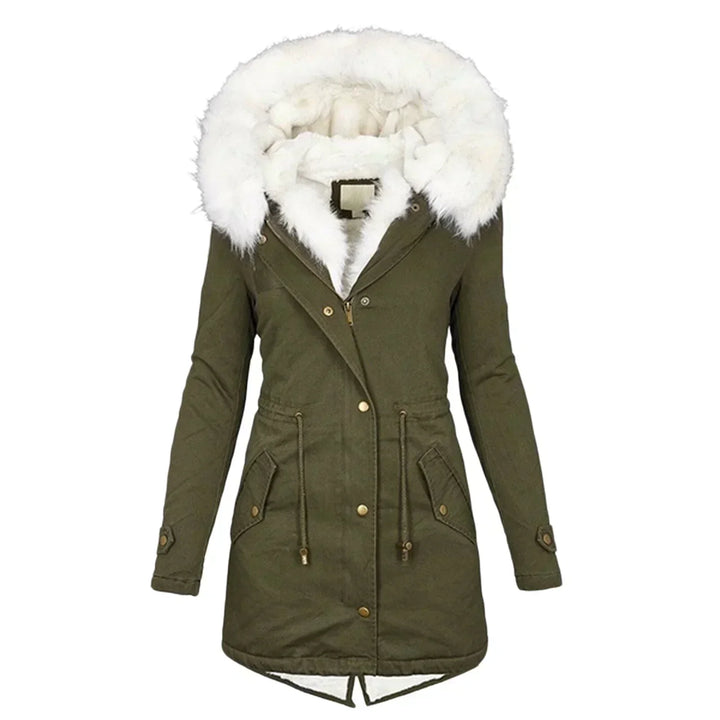 Colleen | Winter Coat with Faux Fur Lining