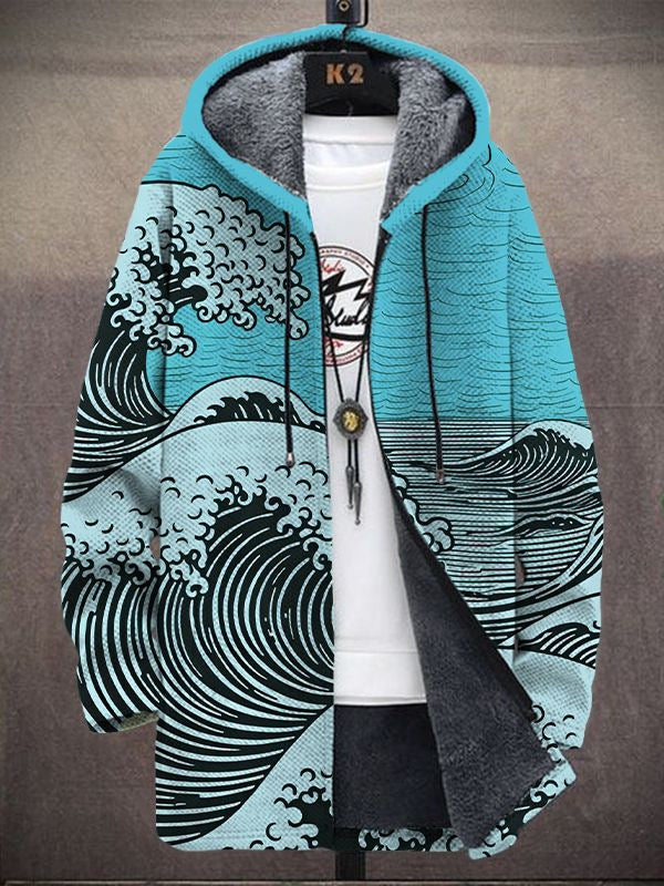Nálha | Luxurious Art-Inspired Zip-Up Hoodie