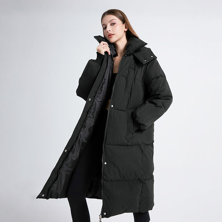 Cienna │ Classic Hooded Long Puffer Coat