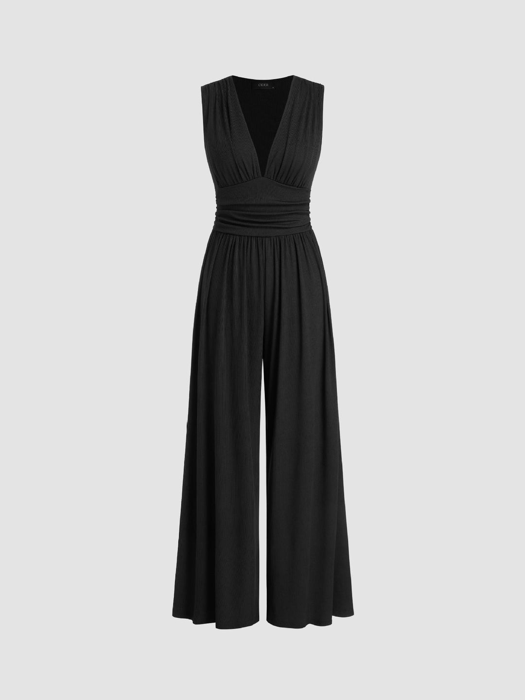 Zariyah │ Chic Sleeveless Wide-Leg Jumpsuit