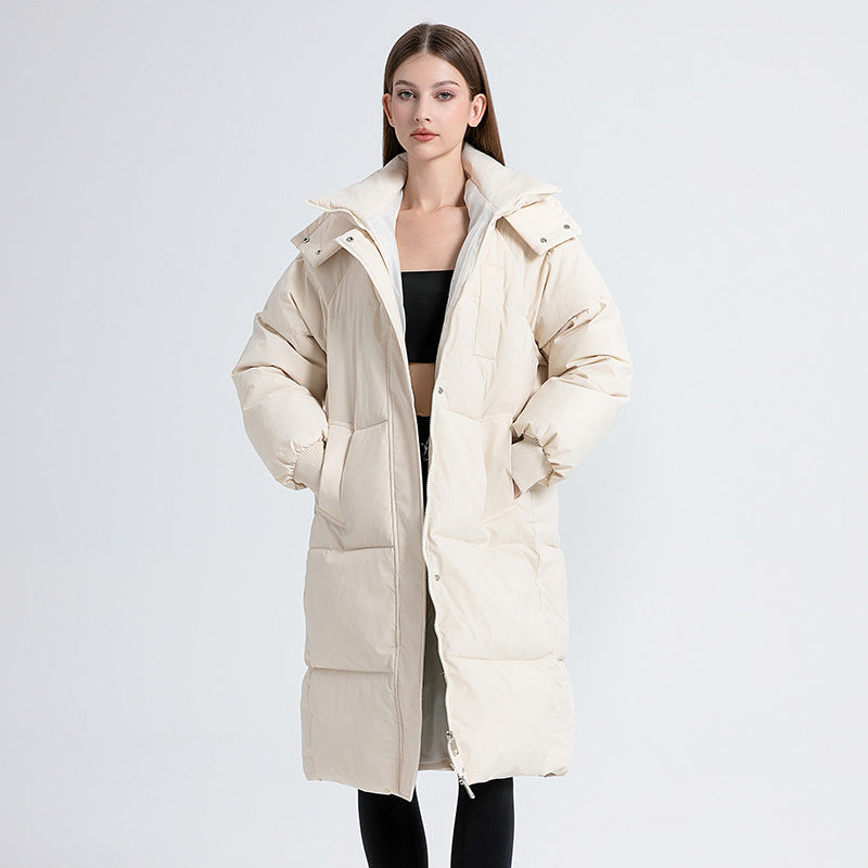 Cienna │ Classic Hooded Long Puffer Coat