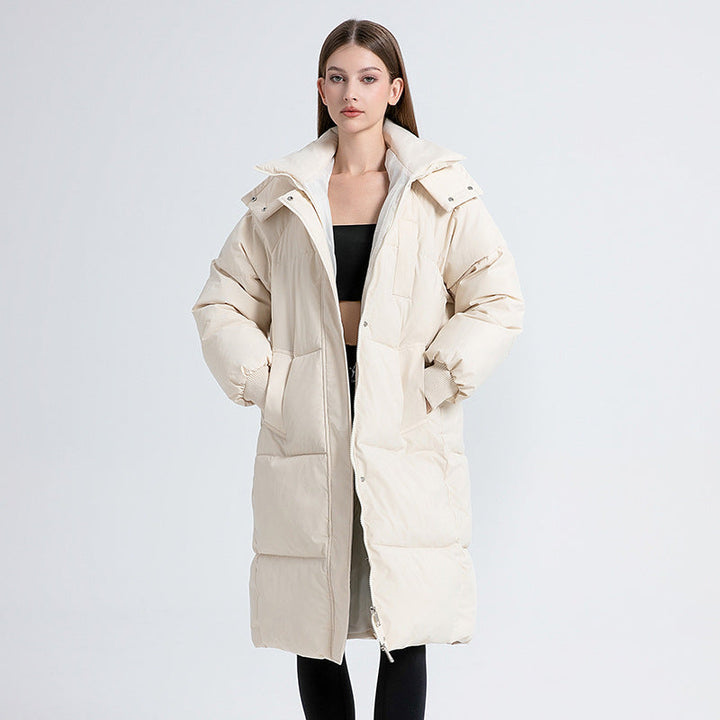 Cienna │ Classic Hooded Long Puffer Coat