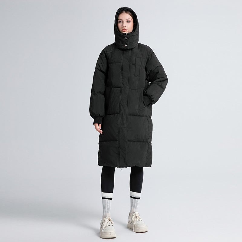 Cienna │ Classic Hooded Long Puffer Coat