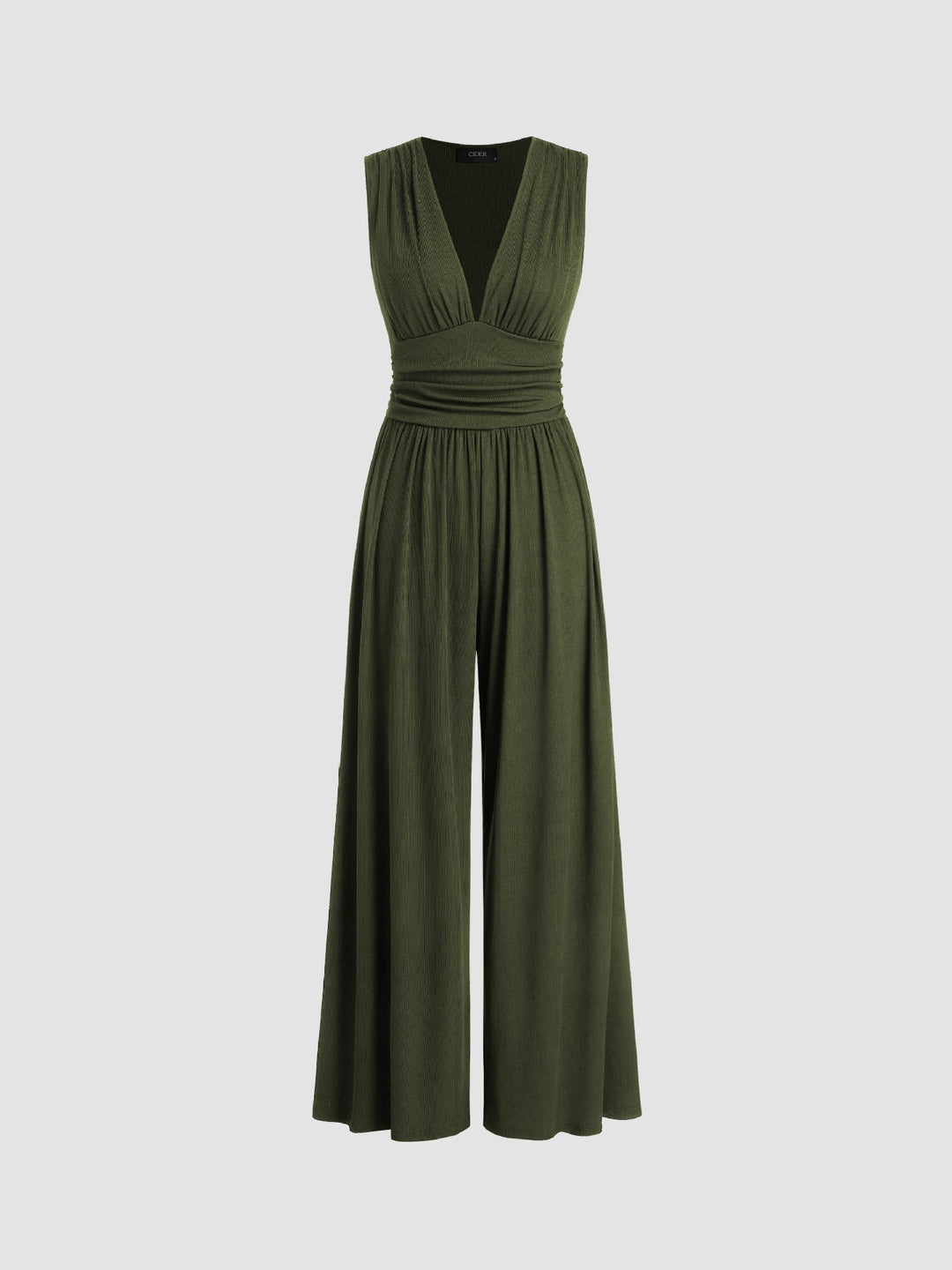 Zariyah │ Chic Sleeveless Wide-Leg Jumpsuit