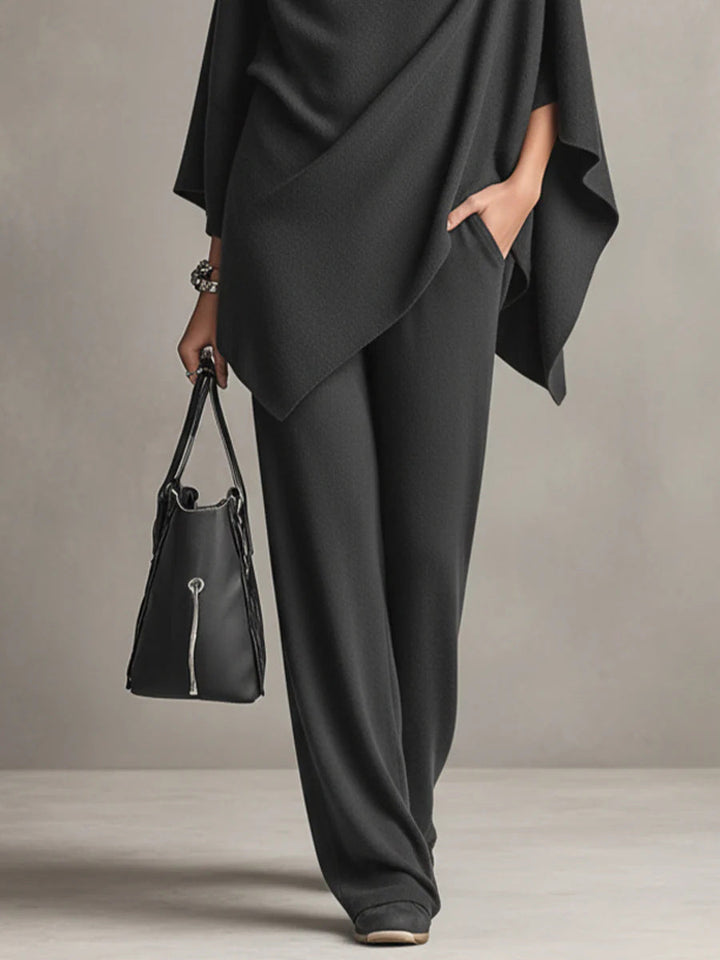 Sage | Elegant Drape Two-Piece Set