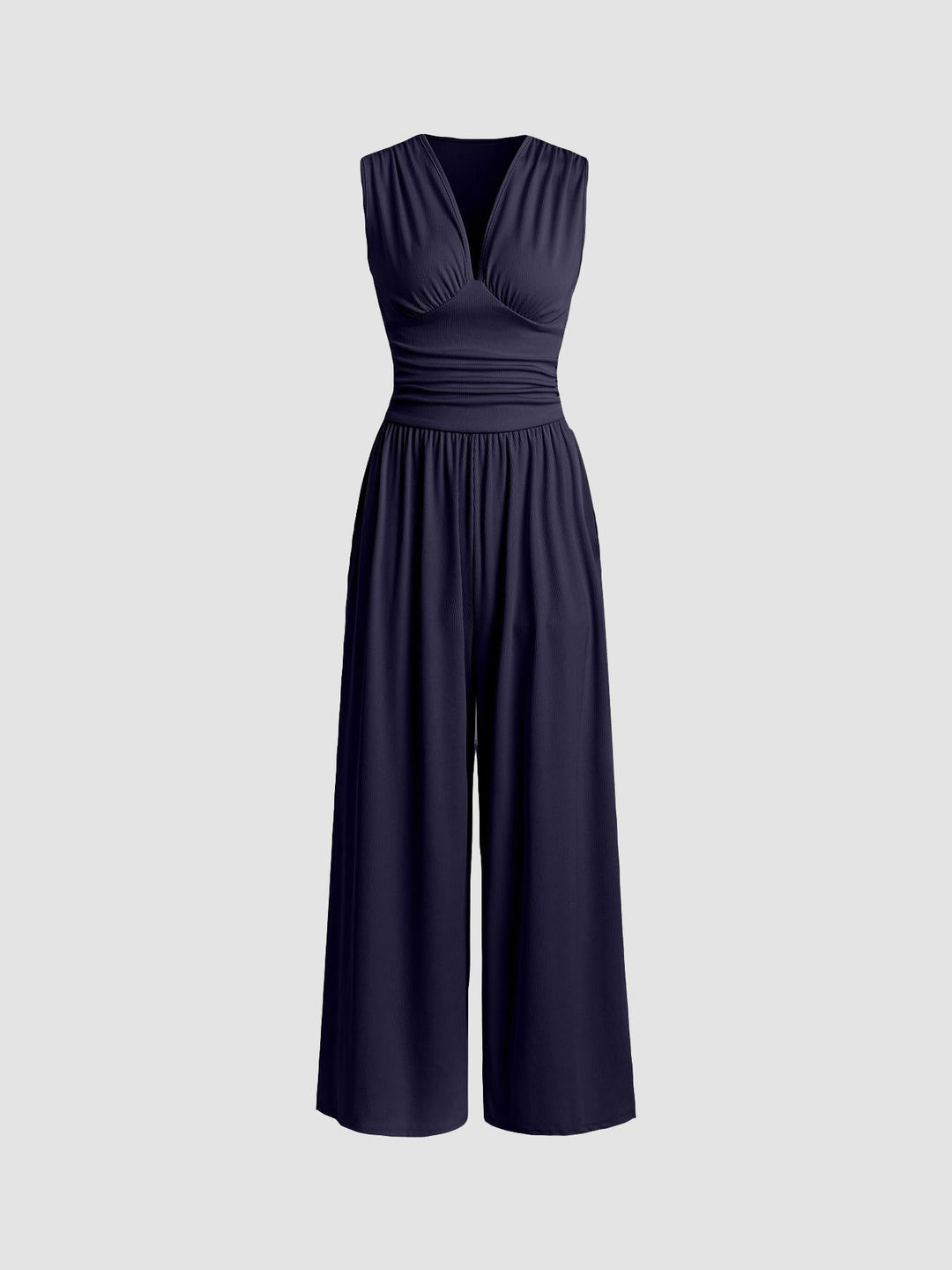 Zariyah │ Chic Sleeveless Wide-Leg Jumpsuit