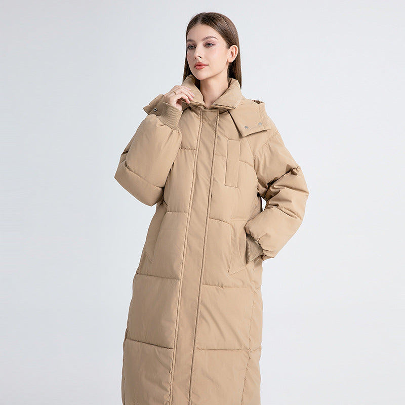 Cienna │ Classic Hooded Long Puffer Coat