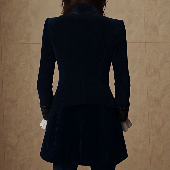 Fabienne | Elegant Velvet Blazer