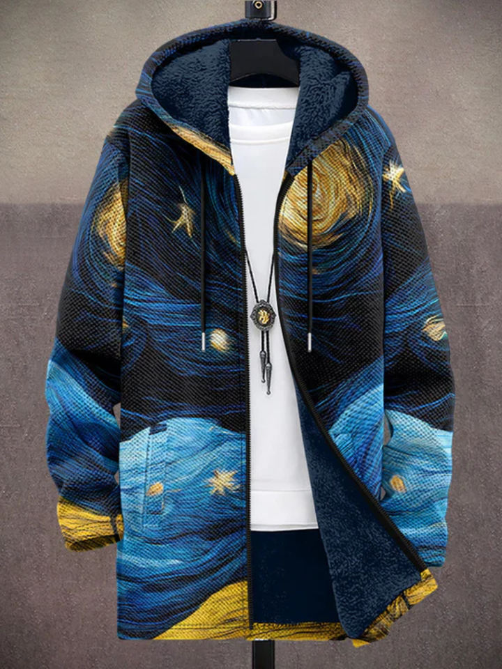 Waverley | Luxurious Art-Inspired Zip-Up Hoodie