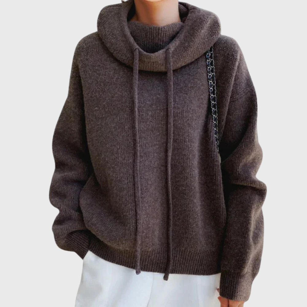Annelie | Cozy sweater with a wide turtleneck