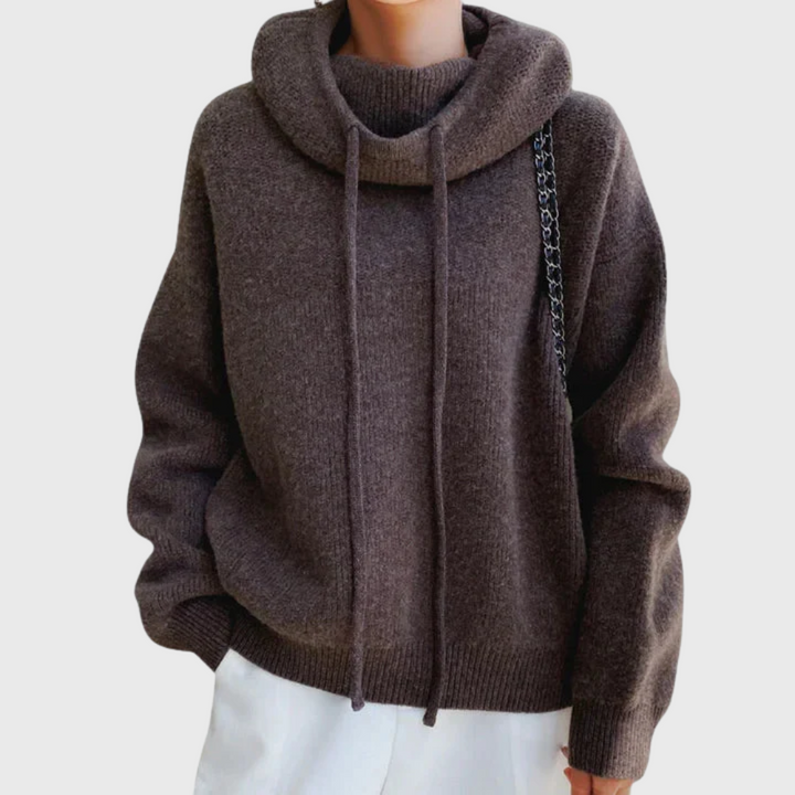 Annelie | Cozy sweater with a wide turtleneck