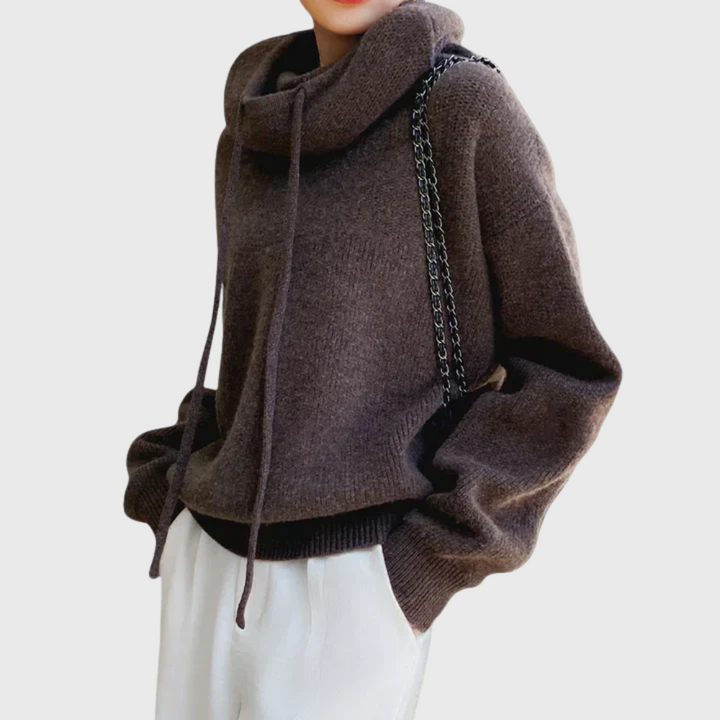 Annelie | Cozy sweater with a wide turtleneck