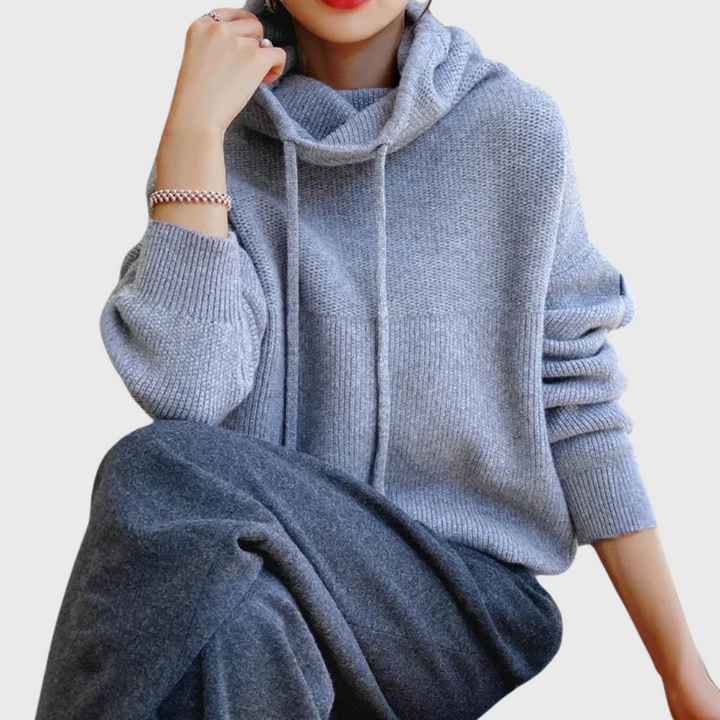 Annelie | Cozy sweater with a wide turtleneck
