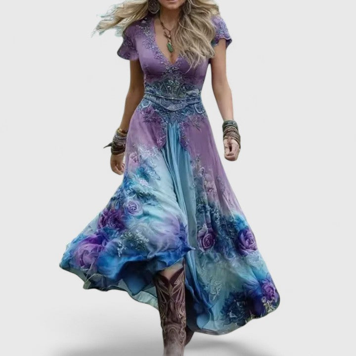 Riley | Elegant Floral Dress