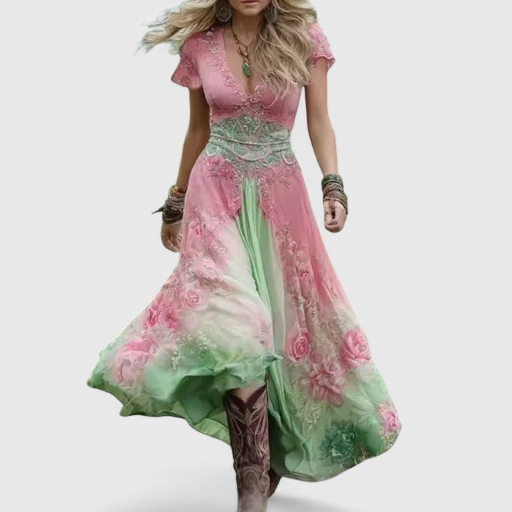 Riley | Elegant Floral Dress