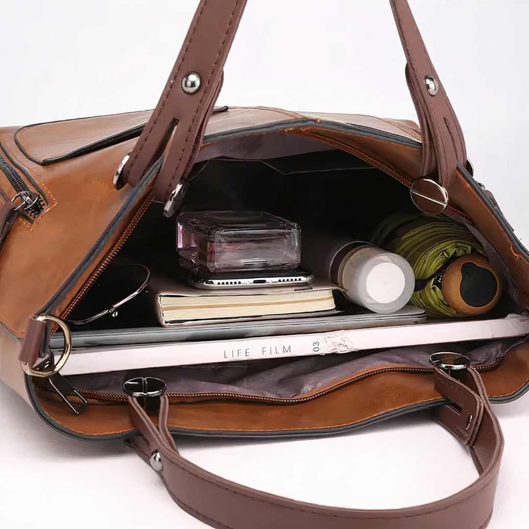 Winslet │ Iconic Retro PU Leather Crossbody Handbag