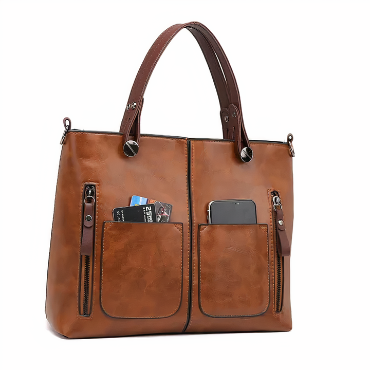 Winslet │ Iconic Retro PU Leather Crossbody Handbag