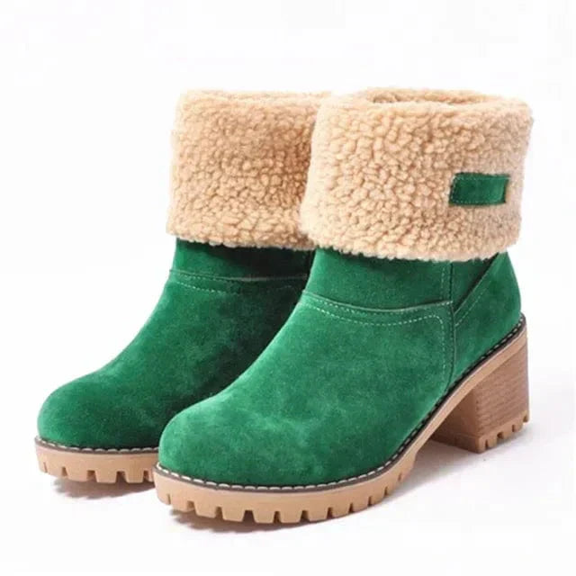 Simone | Mid-Calf Wool Boots