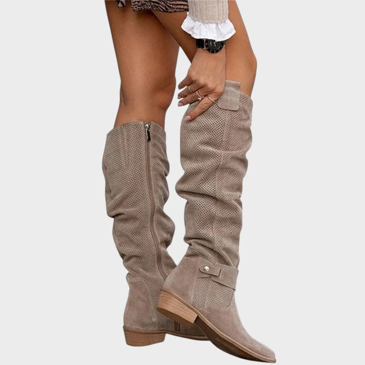 Siena | High-Top Suede Boots