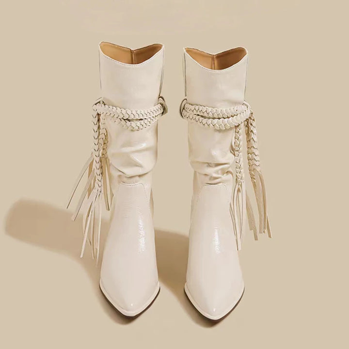 Eileen | Fringe Suede Boots
