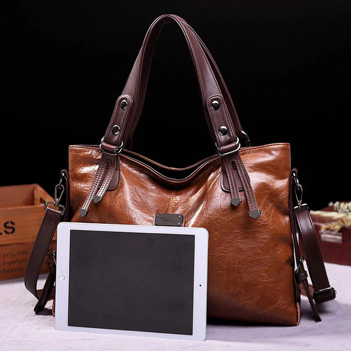 Aralyn │ Refined Soft Leather Tote Bag