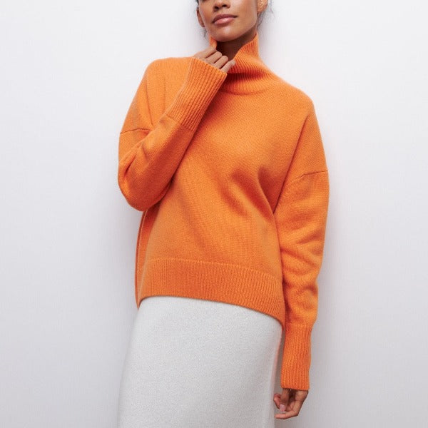 Avery | Elegant High Neck Sweater