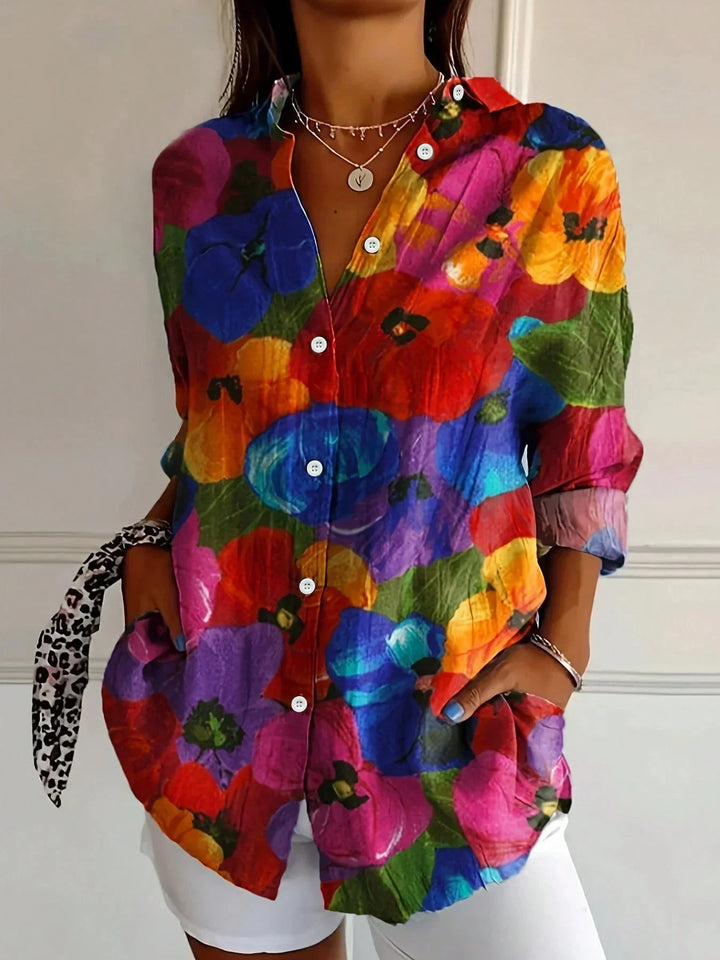 Ariella | Colorful Pattern Blouse