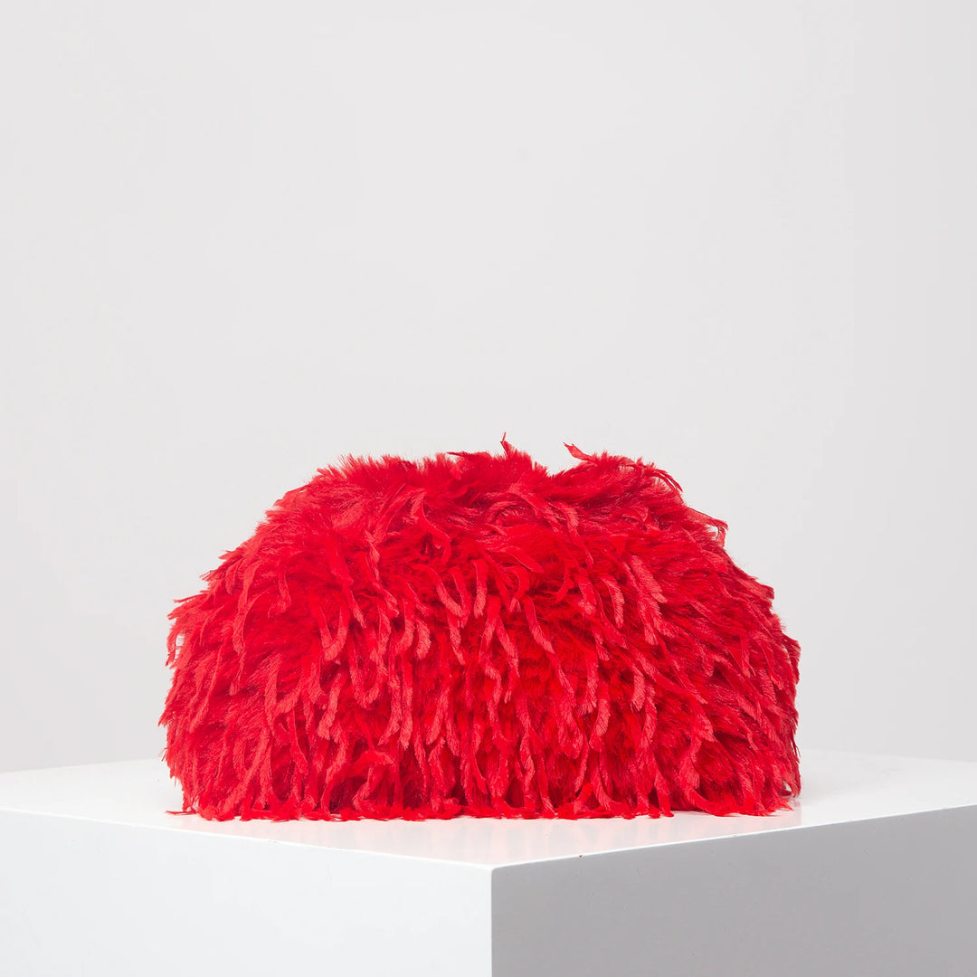 Rowan | Plush Clip Clutch