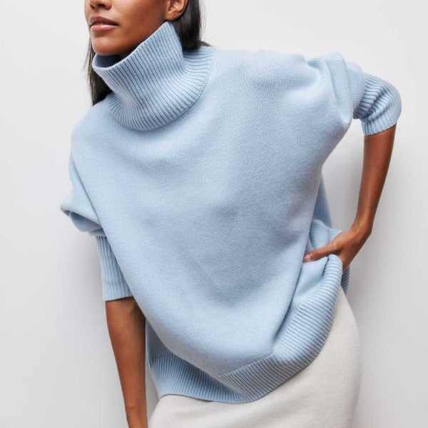 Avery | Elegant High Neck Sweater
