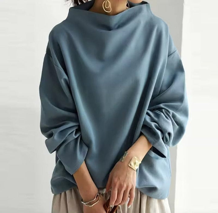 Hazel | Minimalist High-Neck Sweater