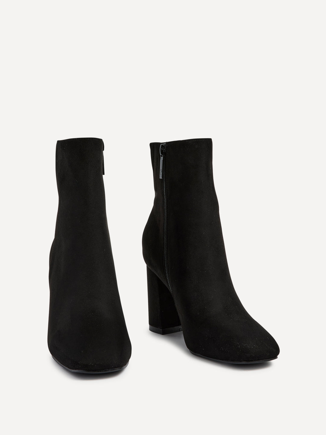 Selene | Elegant Eco-Suede Ankle Boots with Block Heel