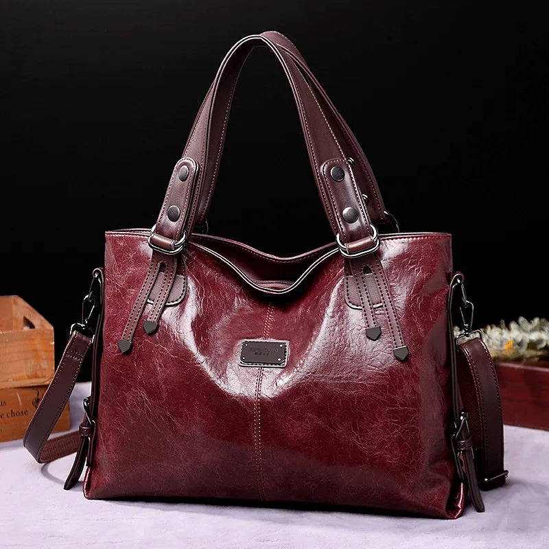 Aralyn │ Refined Soft Leather Tote Bag