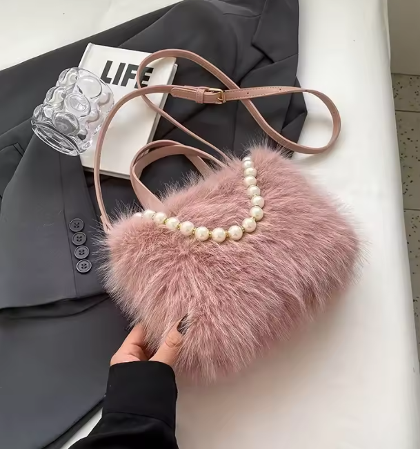 Tiffany | Faux Fur Crossbody Bag