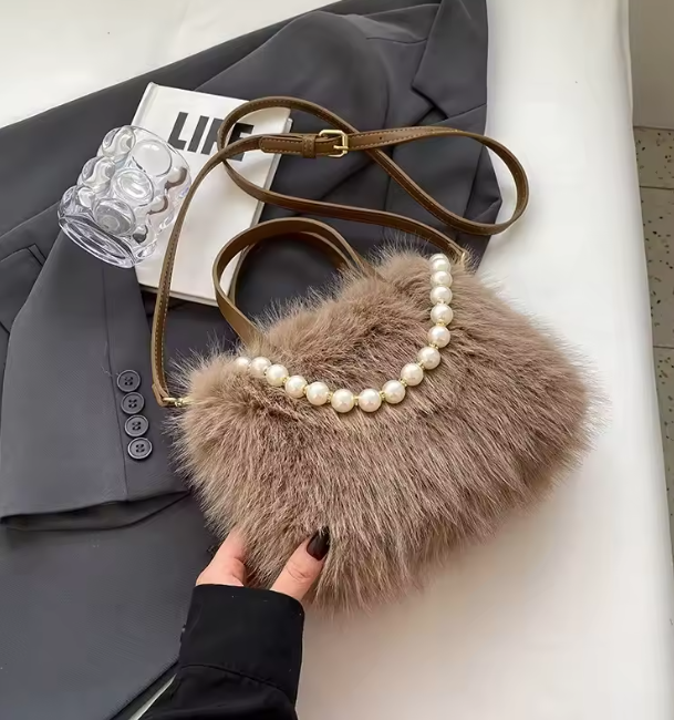 Tiffany | Faux Fur Crossbody Bag