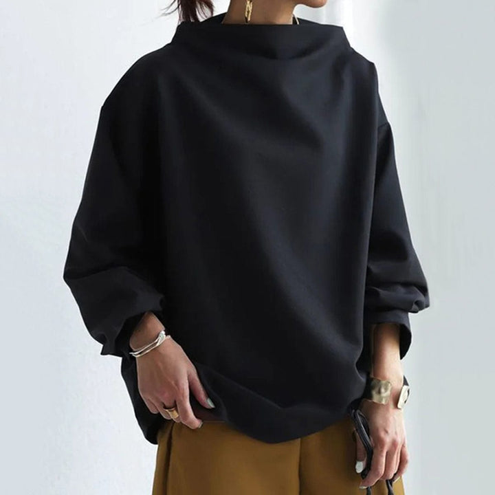 Hazel | Minimalist High-Neck Sweater