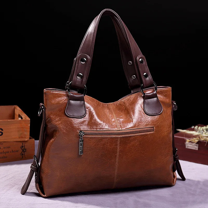 Aralyn │ Refined Soft Leather Tote Bag