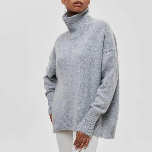 Avery | Elegant High Neck Sweater