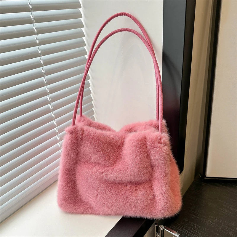 Serafine | Elegant Plush Crossbody Bag