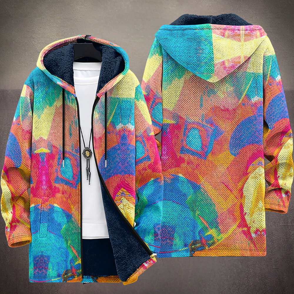 Tiarna | Luxurious Art-Inspired Zip-Up Hoodie