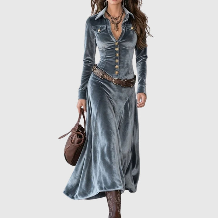 Joann | Elegant Figure-Flattering Maxi Dress