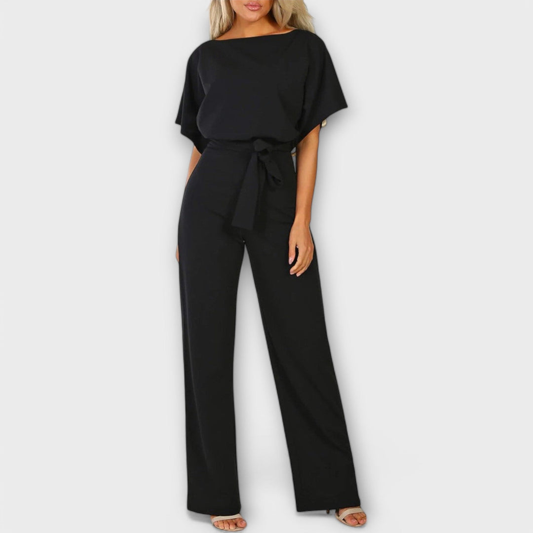 Jenny | Stylish Belted Wide-Leg Jumpsuit